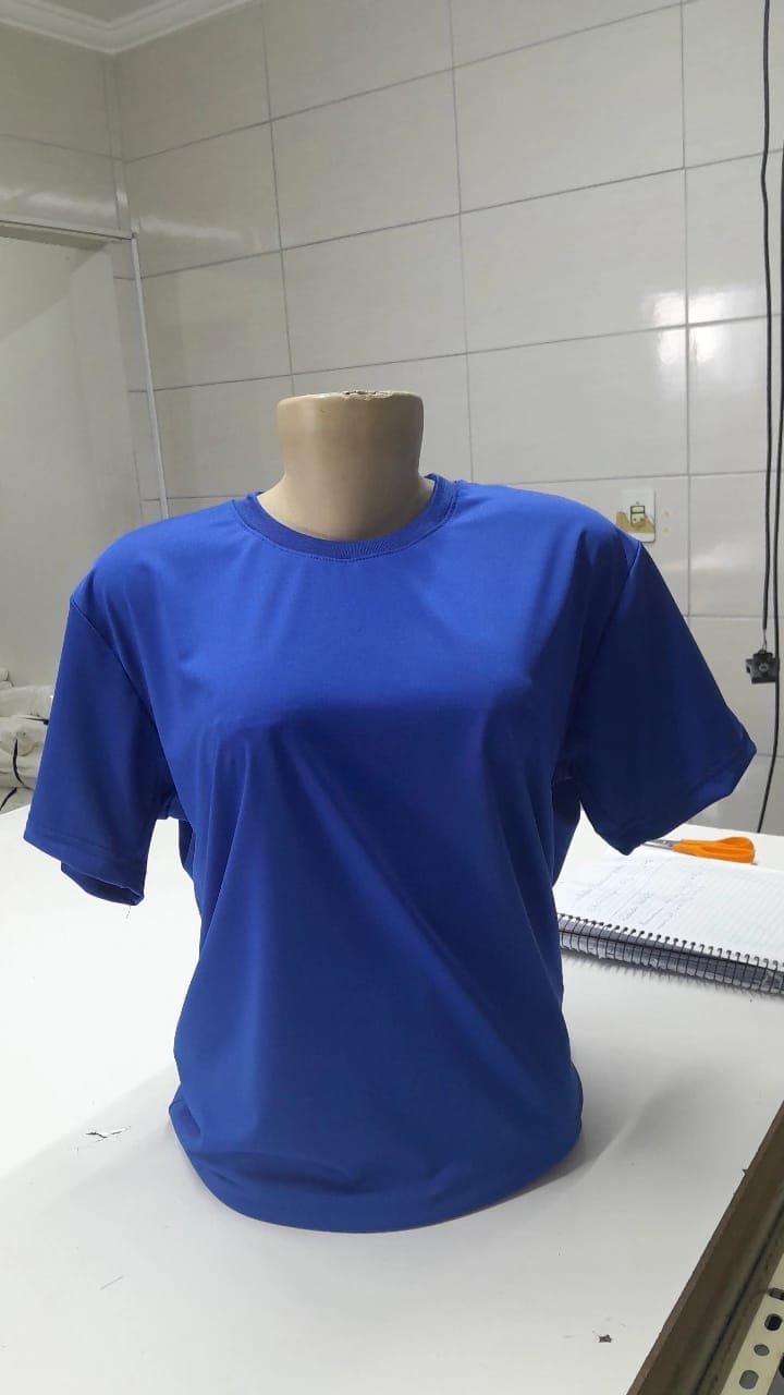 Camiseta profissional azul